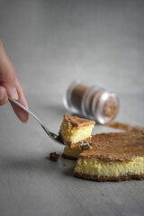 Poster - a very sweet cheesecake with different variat