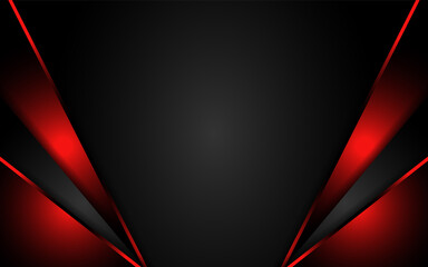 luxury black background with red lines combinations. modern futuristic background