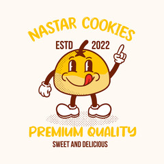 Poster - Nastar cake cartoon character illustration