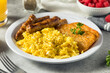 Healthy Homemade Scrambled Egg Breakfast