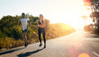 © Delmaine Donson/peopleimages.com - Taking their run out on the open road. Shot of a fit young couple going for a run outdoors.