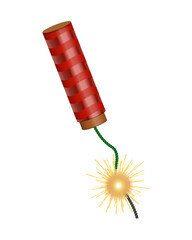 Sticker - Realistic Diwali Firecracker Composition