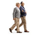 © Ljupco Smokovski - Full length profile shot of two elderly men walking together