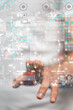 © vegefox.com - Neural network 3D illustration. Big data and cybersecurity