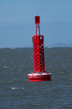 Channel Marker At The Port Of Newcastle