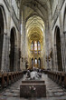 Monumentalne wnętrze Katedry Św. Wita na Hradczanach, Praga