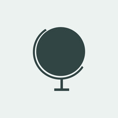 Sticker - Globe vector icon illustration sign