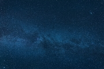 Wall Mural - clear night sky with milky way and huge amount of stars.