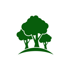 Wall Mural - tree logo icon design template vector