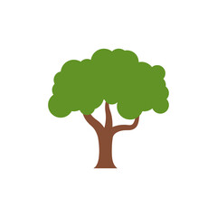 Wall Mural - tree logo icon design template vector
