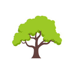 Wall Mural - tree logo icon design template vector