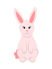 Poster - cartoon little rabbit