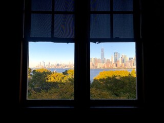 New York view from a window 