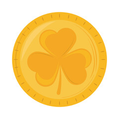 Poster - gold coin clover