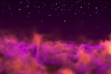 Wall Mural - Abstract background design illustration of space mist concept with stars you can use for decorating purposes