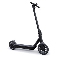 electric folding scooter for leisure and city trips 3D illustration