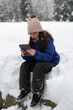 © Martin - Girl reading in the snow