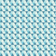 Seamless vector pattern. Abstract geometric background of triangles in blue tone. For use on wallpaper, fabric, packaging and more.