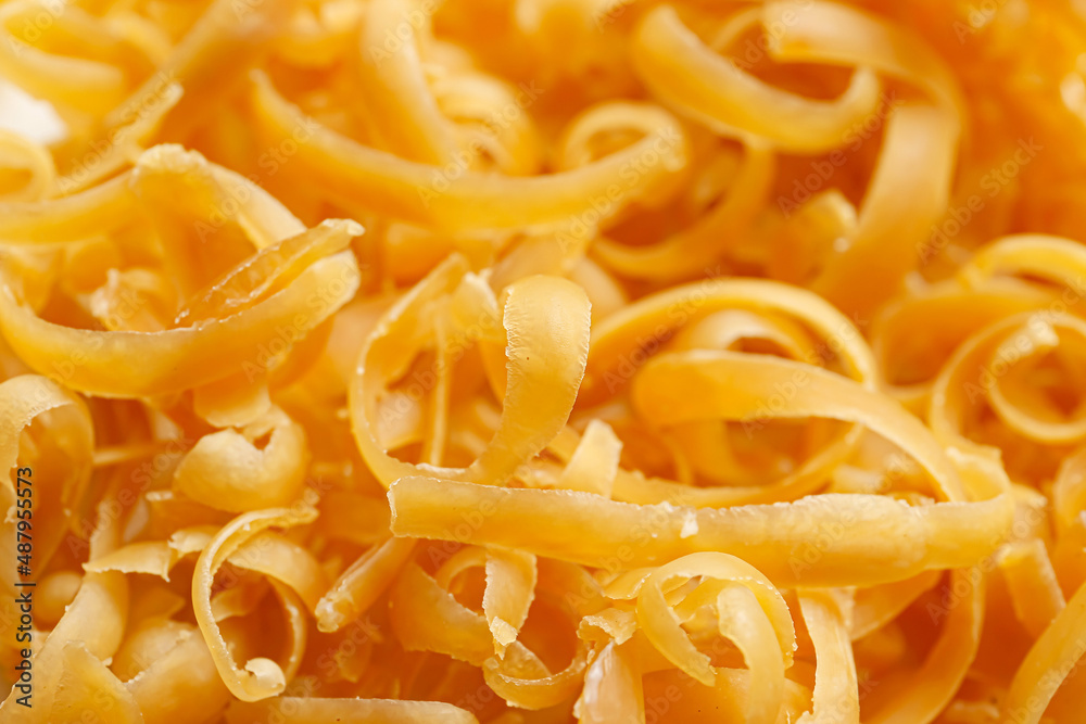 Texture of shavings, closeup view