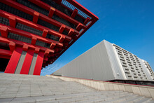 A Close-up Of The China Pavilion For The 2010 Shanghai World Expo