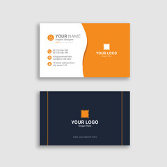 Modern business card design template vector