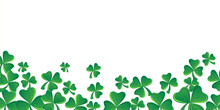 Green Clovers Background