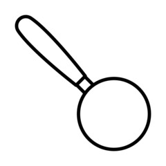 Canvas Print - Magnifying Glass Icon