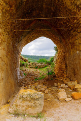 Wall Mural - Ruins of the Crusader Montfort Castle