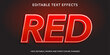 © atStock - red editable text effect