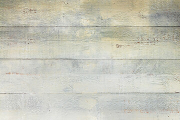 Wall Mural - rustic white painted wooden planks background