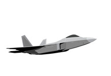 F-22 Raptor. Stealth Fighter Jet. Stylized Drawing Of A Modern Military Aircraft. Vector Image For Prints, Poster And Illustrations.