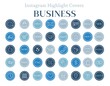 Instagram highlights stories covers trend 2024 business blue