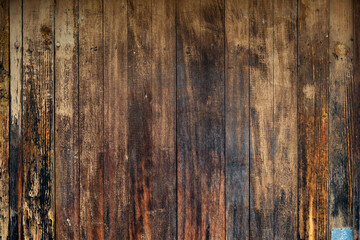 Poster - Old rustic wood background