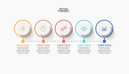 Business infographic timeline icons designed for abstract background template milestone element modern diagram process technology digital marketing data presentation chart Vector