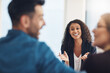 © Daniel Laflor/peopleimages.com - She helped rescue their relationship. Shot of a young therapist speaking to a couple during a counseling session and looking pleased.