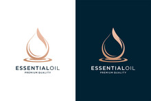 Botanical Essential Oil Logo Design