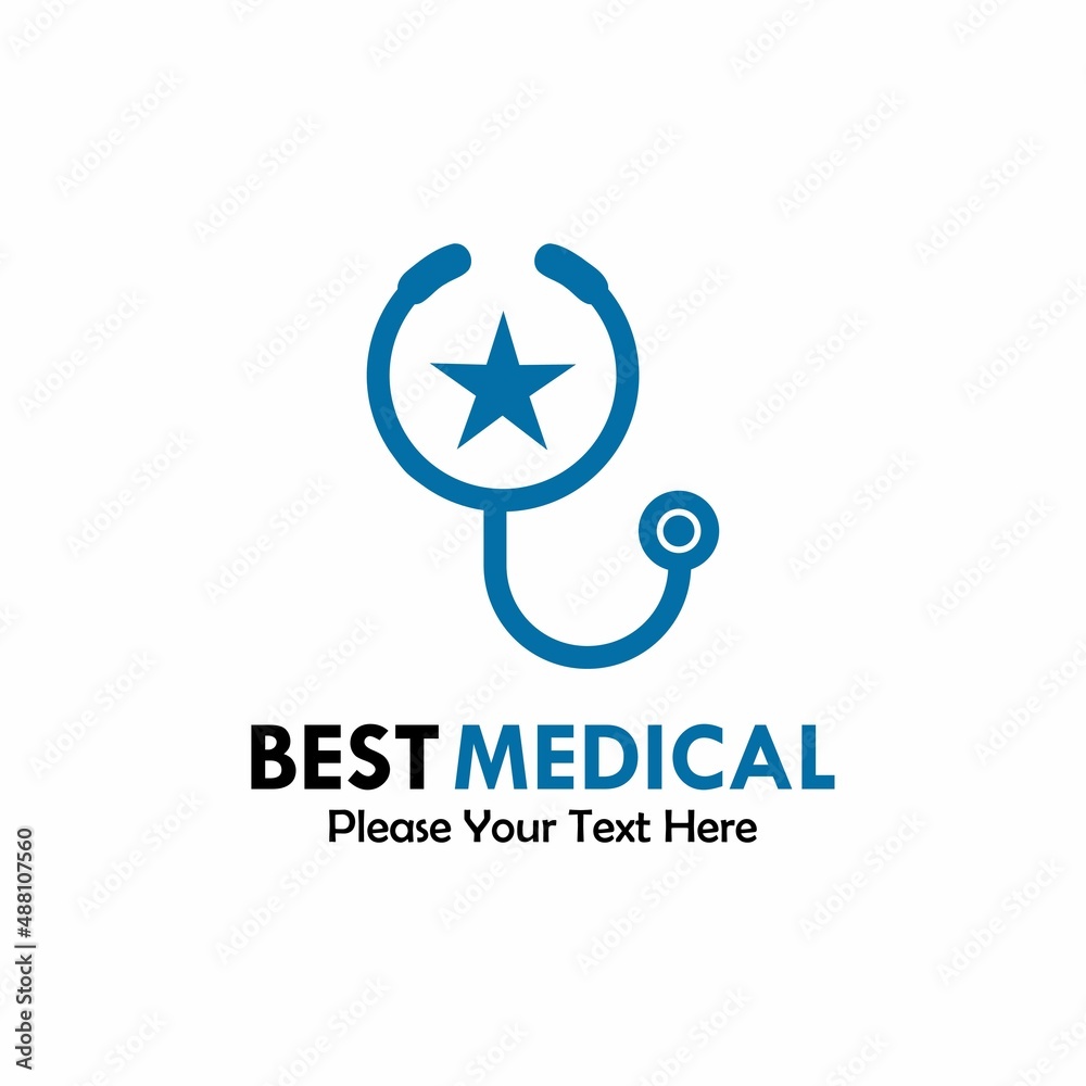 Best medical logo template illustration