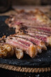 © AThonglor - Beef Rib Eye steak slices