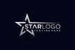 © SpyArt - silver star logo, star logo template