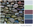Dry-stone wall palette with complimentary colour swatches