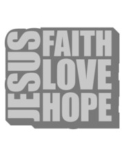 Wall Mural - Hope Jesus Faith 