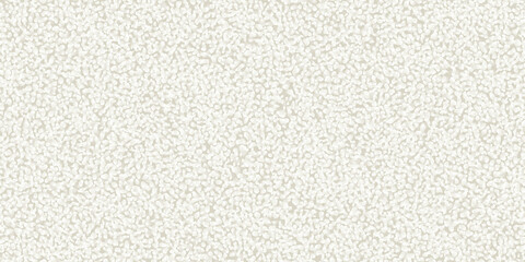 fluffy white abstract dotted terry towel or carpet seamless pattern top view. noise vector texture. 
