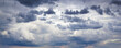 Dark overcast sky panorama, natural background