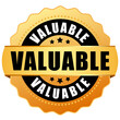 Valuable product gold vector seal