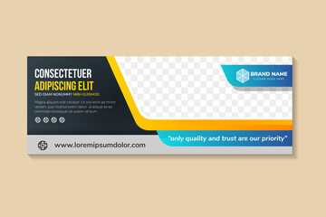 Poster - Material design banners. modern colorful horizontal vector banner. black grey page headers. Can be used as a business template or in a web design. Vector illustration using space for photo and text
