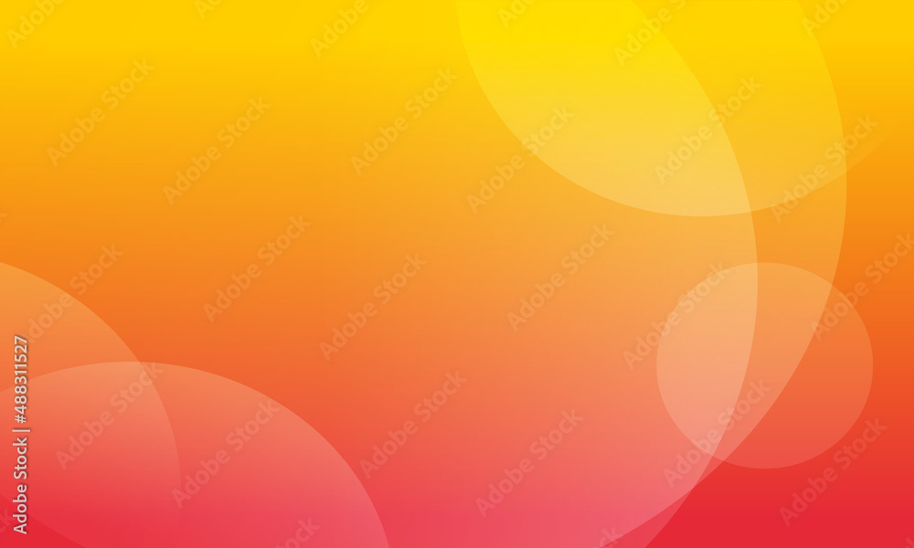 abstract yellow red gradient geometrical vector background