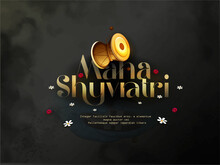 Maha Shivratri, A Hindu Festival Celebrated Of Shiva Lord Hindi Text