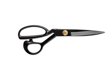 Tailor's scissors on a white background. Isolated