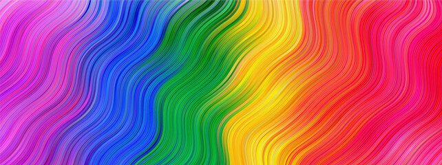 Wall Mural - Abstract bright rainbow background. Trendy geometric modern pattern