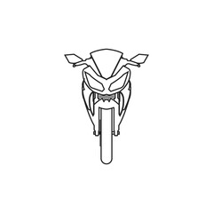 Poster - motorbike icon